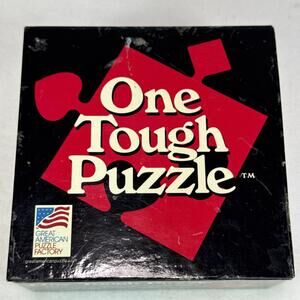 One Tough Puzzle 9 Pcs Great American Puzzle 300,000 Wrong Ways Form One Square